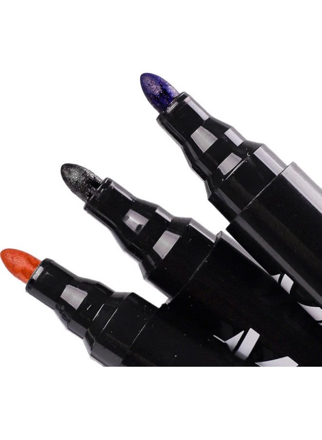 Truecolor Marker Pen, Large Tip, Waterproof, Oil-Based, Non-Fading, Quick-Drying, Oil-Resistant, Red, Large Capacity, Non-Erasable, Large Size, For Construction Line Marking, Express Delivery, Logistics, Zc701 - Image 3