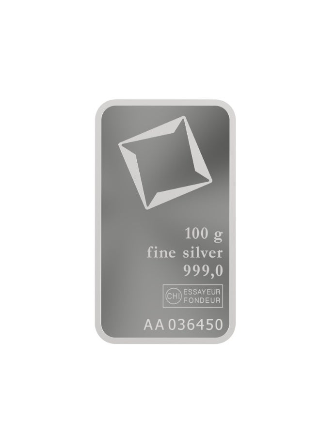 Valcambi Suisse 100g Fine Silver Bar, 999.0 Purity - Image 4