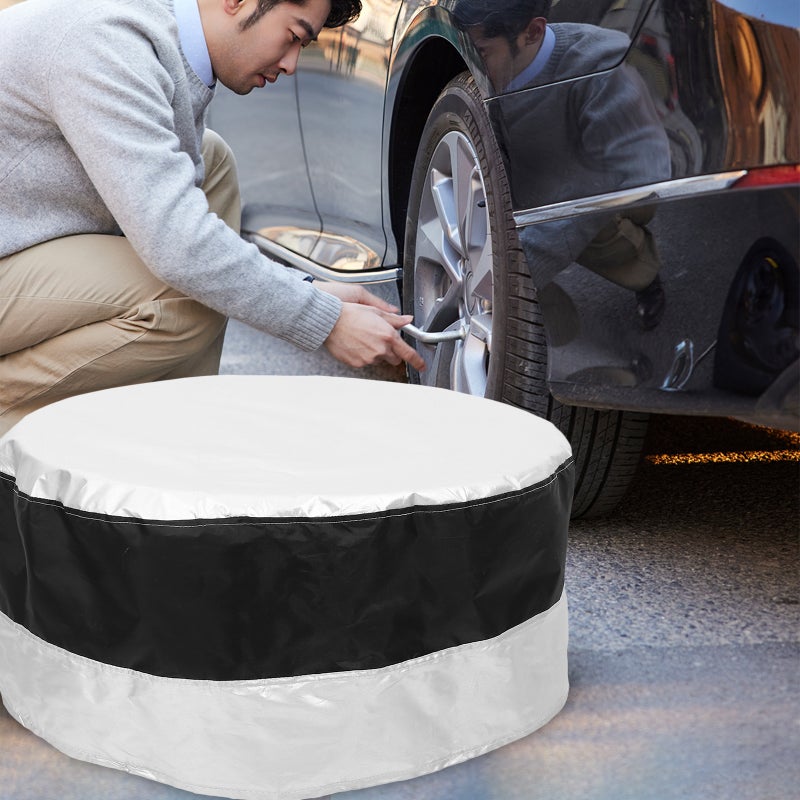 🚗 واقي عجلة للإطار الاحتياطي مقاوم ومتعدد الاستخدامات للسيارات والشاحنات - Image 2