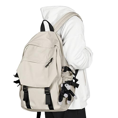 coowoz Casual Daypack Large upgraded version College Laptop Backpack for Men Women Water Resistant Lightweight School Bag Travel Rucksack for Sports High School Middle Bookbag for girls Size L(Khaki) - Image 1