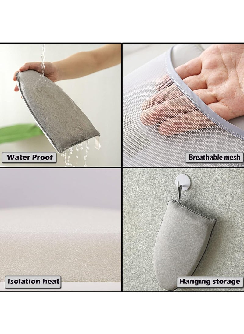 HaHaHai Garment Steamer Ironing Gloves, Anti Steam Handheld Ironing Pad, Heat Resistant Garment Steamer Mitt, Complete Care Protective Garment Steaming Mitt,  - Image 4