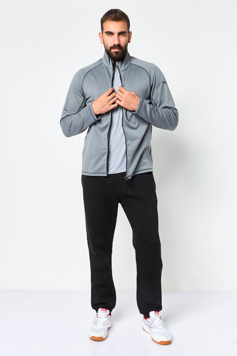 PUMA Men Sportswear Fit Long Sleeve Training Sweatshirt, Grey - Image 2