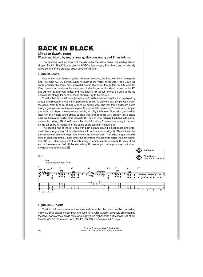 AC/DC - Guitar Signature Licks: A Step-By-Step Breakdown of the Guitar Styles and Techniques of Angus & Malcolm Young - Image 4