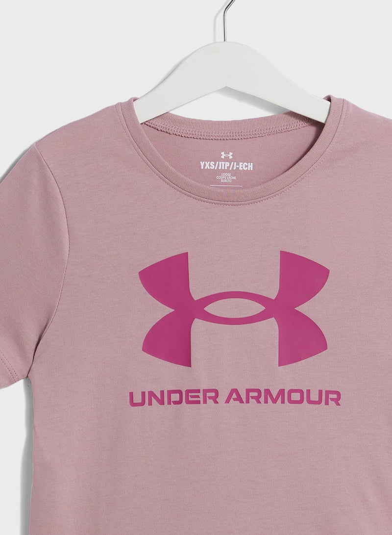 اندر ارمر تيشيرت بشعار كبير للشباب - Image 3