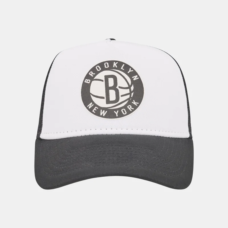NEW ERA Men's Brooklyn Nets Team Colour Block Trucker Cap