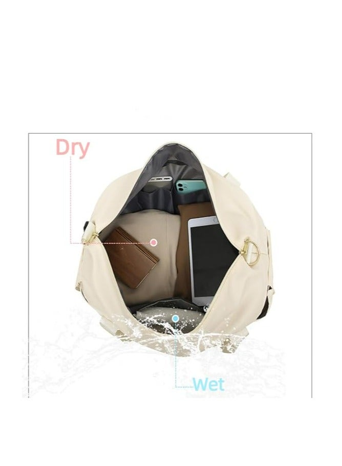 Oasisgalore Gym Bag for Women Men Sports with Large Capacity，Travel Weekend Duffle Bag，Workout Carry on Bag with Adjustable Strap - Image 4