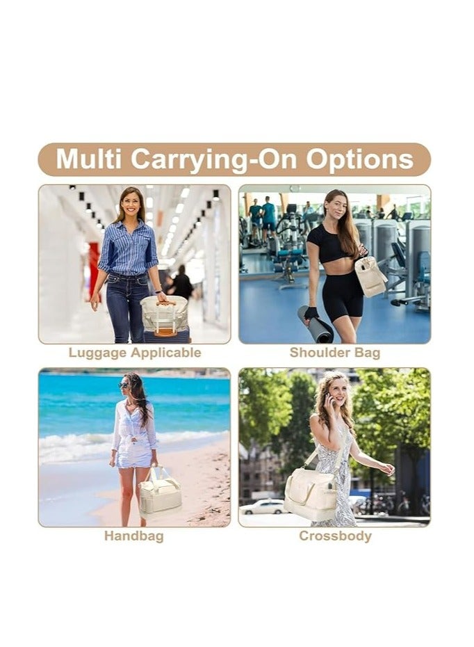 Oasisgalore Gym Bag for Women Men Sports with Large Capacity，Travel Weekend Duffle Bag，Workout Carry on Bag with Adjustable Strap - Image 5