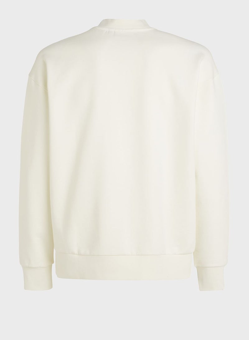 CALVIN KLEIN Shadow Embossed Logo Sweatshirt - Image 5