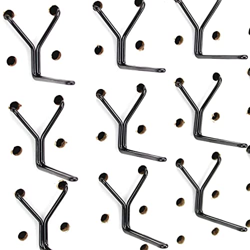 Right Arrange Steel Pegboard Hooks 50-Pack 2" L Hook, Black - Will Not Fall Out, Fits Any Peg Board - Organize Tools, Accessories, Workbench, Garage Storage, Kitchen, Crafts, Jewelry, Retail - Image 5