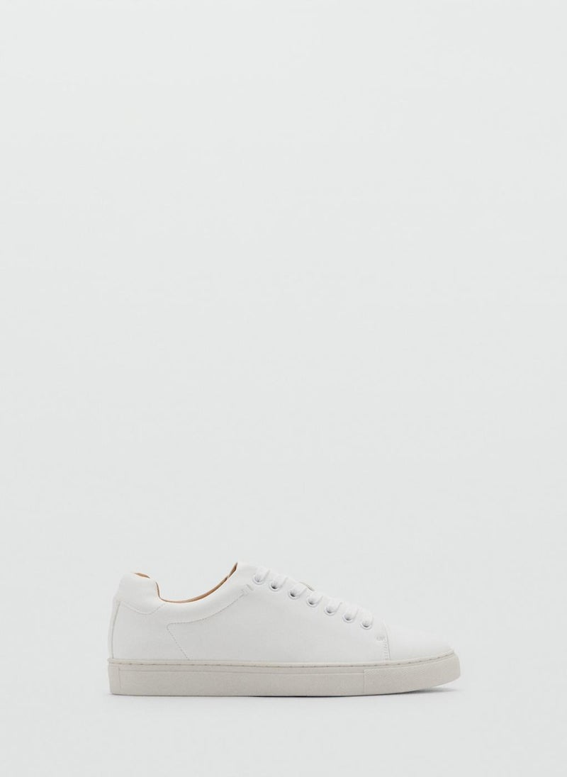 Mango Man Lace-Up Panel Sneakers  - Image 1