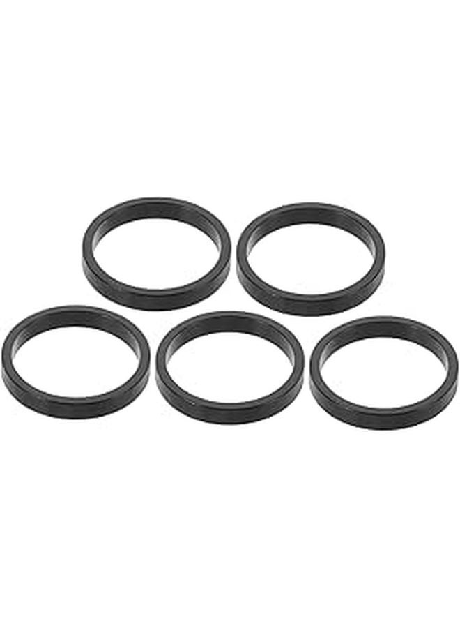 Aluminum Alloy Bike Headset Spacer Set 5pcs Stem Spacer Vibration Dampening Handlebar Upgrade - Image 1