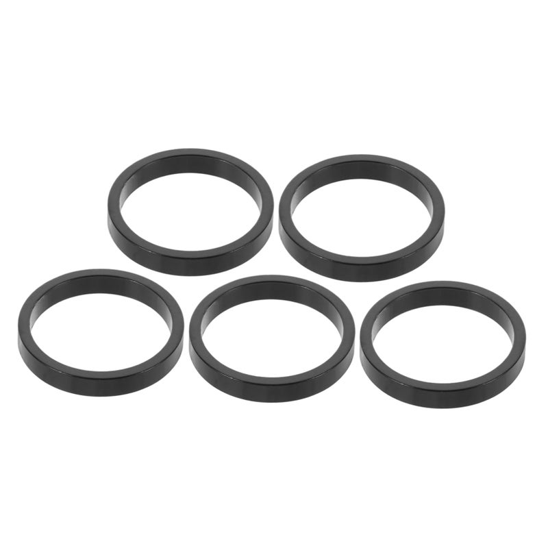 Aluminum Alloy Bike Headset Spacer Set 5pcs Stem Spacer Vibration Dampening Handlebar Upgrade - Image 2