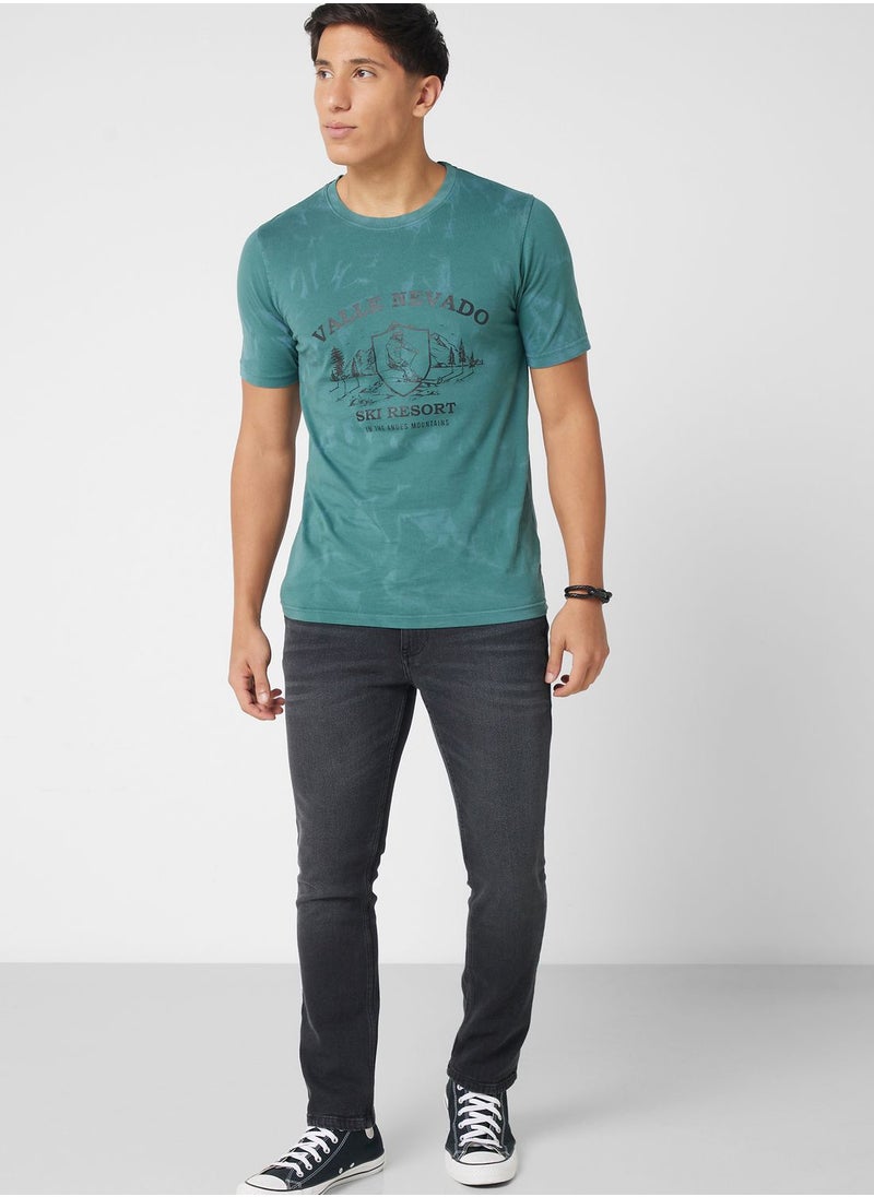 Seventy Five - Slim Fit Washed Jeans - Image 1
