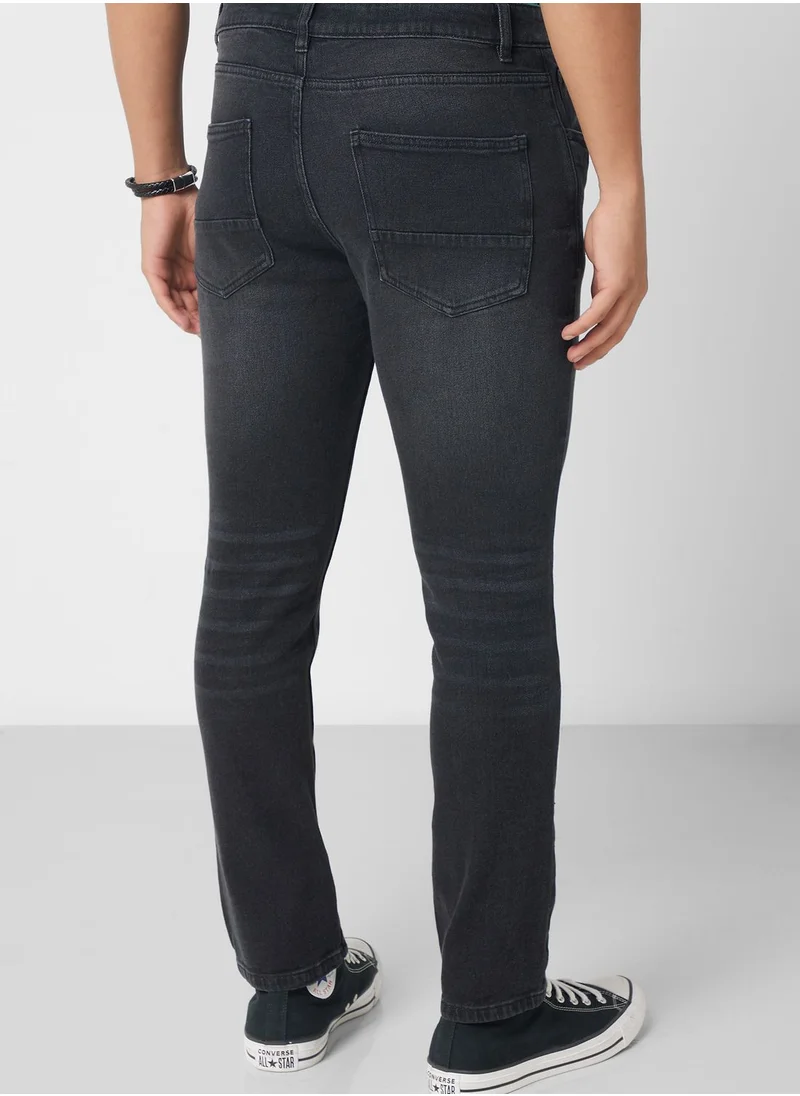 Seventy Five Slim Fit Washed Jeans