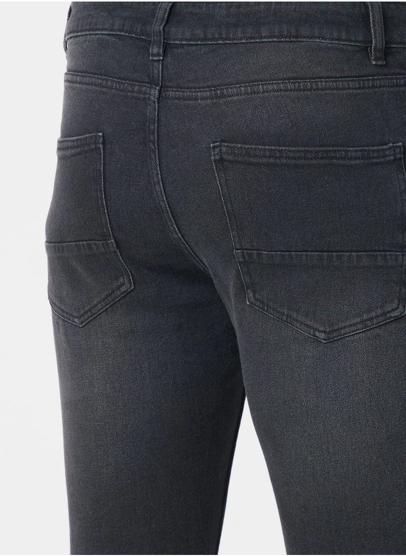 Seventy Five Slim Fit Washed Jeans