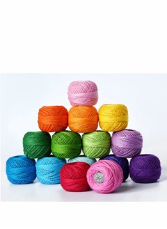 Excefore DELFINO, 15 Colors Crochet Thread with 1.0mm Small Size Crochet Hooks, Including 30pcs Sewing Needles, Threads Cross Stitch Spool Wire Sewing Supplies  - Image 5