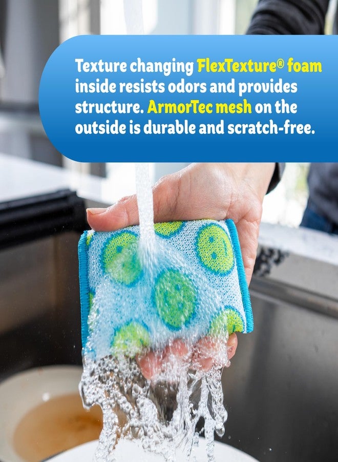 Scrub Daddy Scour Daddy Scouring Pad - Non Scratch Scouring Pad - Sponges for Dishes & Cleaning Supplies - Durable & Odor Resistant - 3 Count (12 Pack) - Image 3