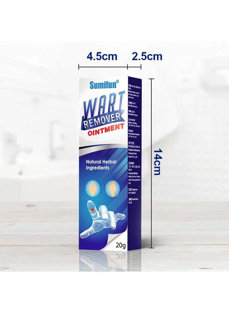 Sumifun Wart Removal Ointment Cream Skin Treatment With Natural Herbal Ingredients for The Treatment Of Common Warts Effective And Safe  - Image 4