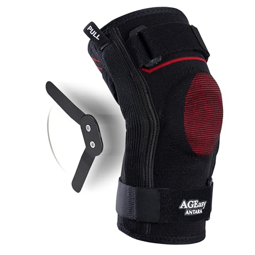 AGEasy (Max Group Hinged Knee Braces for Osteoarthritis | Knee Brace for Men & Women | Knee Supporter with Inner Cotton Lining, Durable Hinge | Knee Caps for Pain Relief | Knee Belt for Joint Pain - Image 1