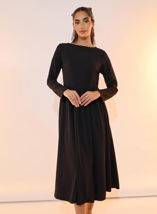 Take Two Gathered Waist Midi Dress - Image 5