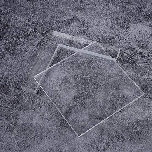 ZJchao 2pcs Stamp Block Clear Stamping Tools, Stamp Positioner Kit Acrylic Stamp Coloring Board Locating Clear Acrylic Pad Stamp Positioner, Stamp Coloring Board for Scrapbooking Crafts Card Making - Image 4