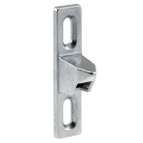 Prime-Line MP2082 Sliding Door 1/2 In. Wide Keeper with Chrome Plated Diecast, 2 Count (Pack of 1) - Image 1