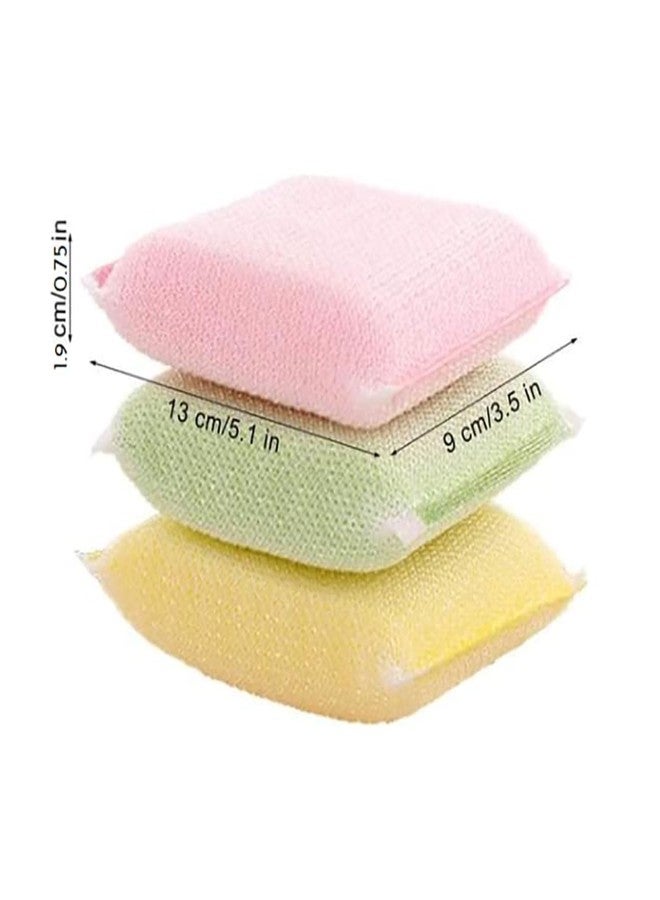 10WeRun Active Mesh Scrubber Pad, Foam Sponge, Scratch Proof with Stain Splitter Net (6) - Image 3