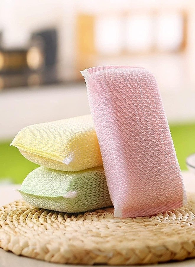 10WeRun Active Mesh Scrubber Pad, Foam Sponge, Scratch Proof with Stain Splitter Net (6) - Image 2