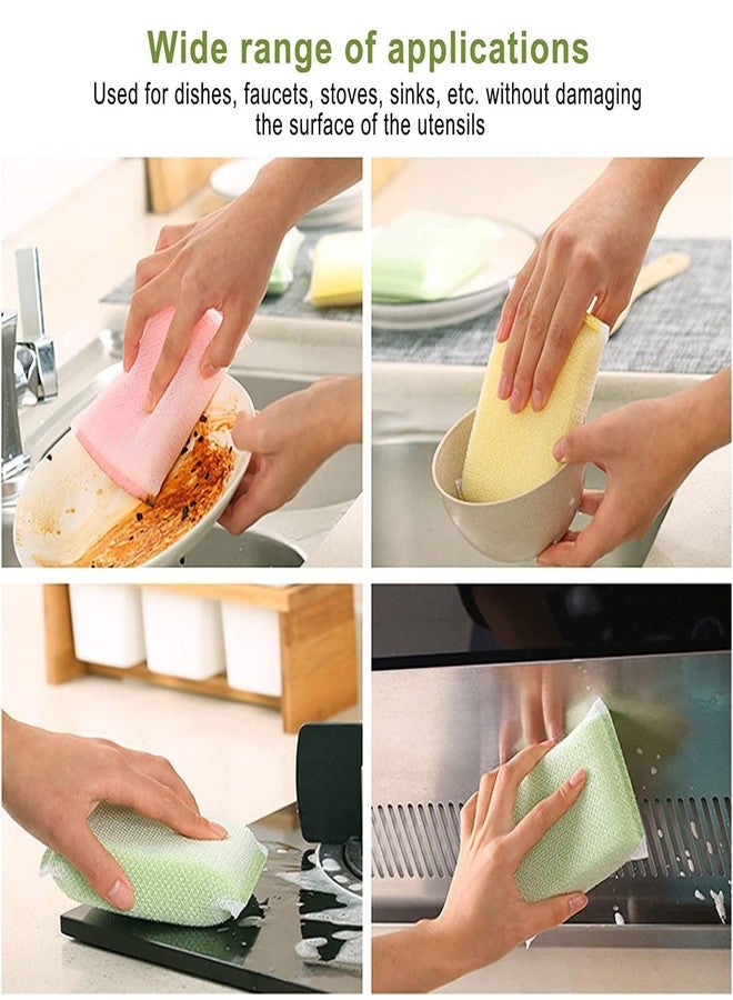 10WeRun Active Mesh Scrubber Pad, Foam Sponge, Scratch Proof with Stain Splitter Net (6) - Image 4