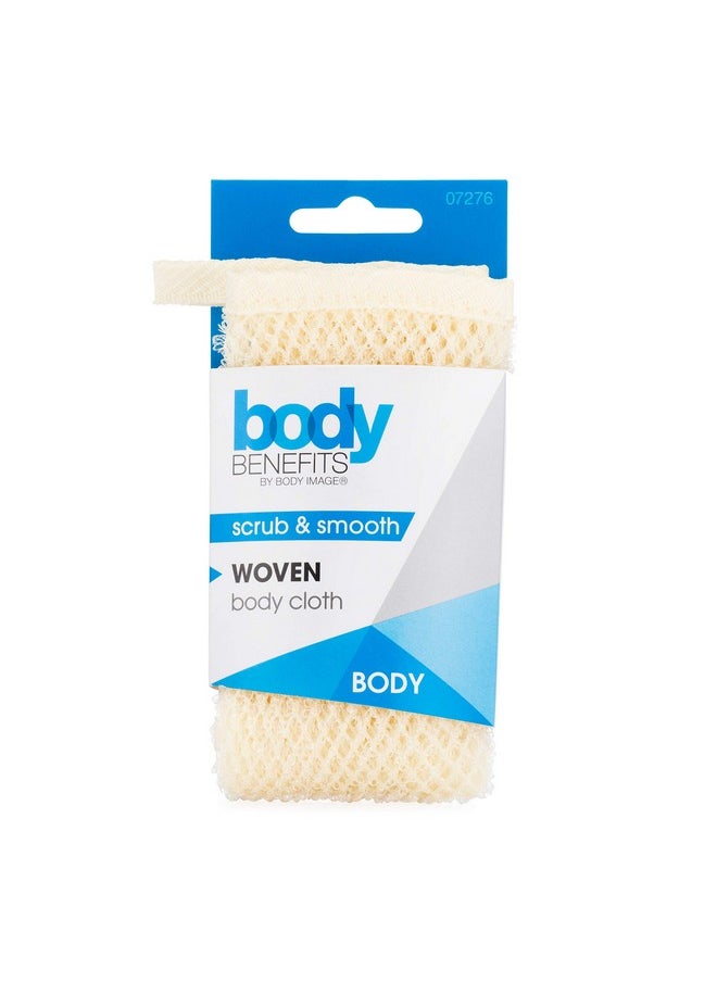 Body Benefits - Exfoliating Woven Wash Cloth, 0.05 Pound, With A Strengthening Woven Design To Maxiumize Lather, Self Care Through Skin Care - Image 1