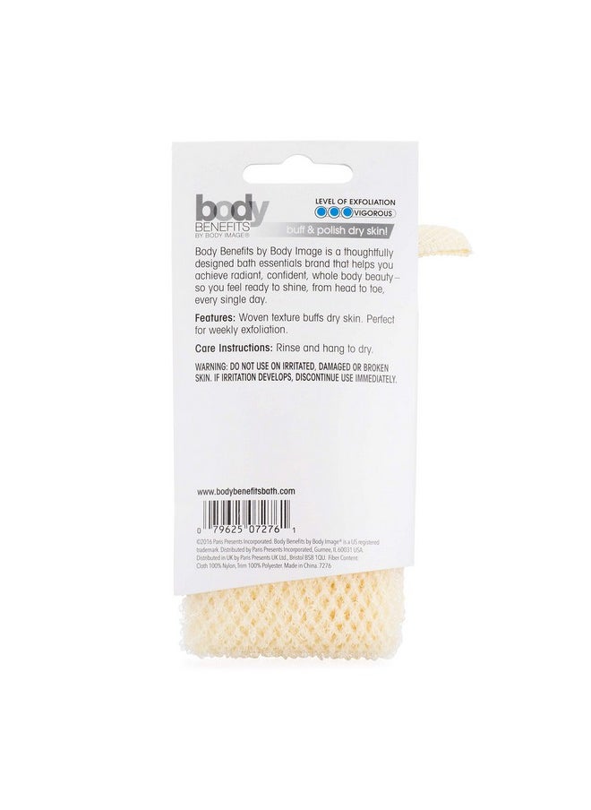 Body Benefits - Exfoliating Woven Wash Cloth, 0.05 Pound, With A Strengthening Woven Design To Maxiumize Lather, Self Care Through Skin Care - Image 1