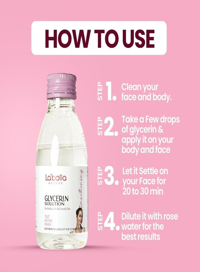 Labolia Beaute 99.9% Pure Glycerin Solution for Healthy, Soft and Smooth Skin (200gm) | Dermatologist Recommended | Non Toxic Formula - Image 5