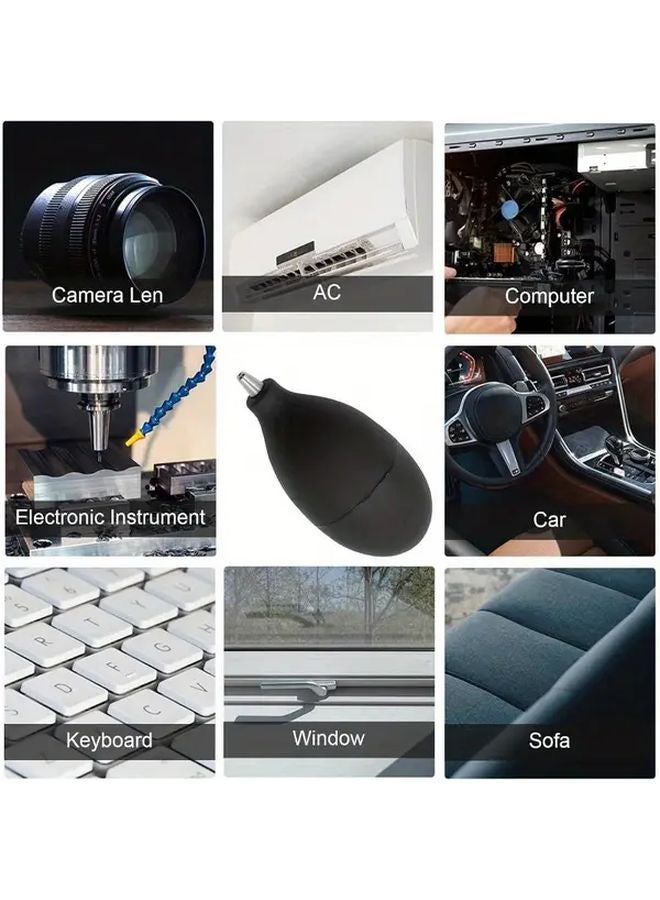 Type B Cleaning Set 7pcs Portable Rubber Hair Dryer Powerful Dust Removal Tool - Image 3