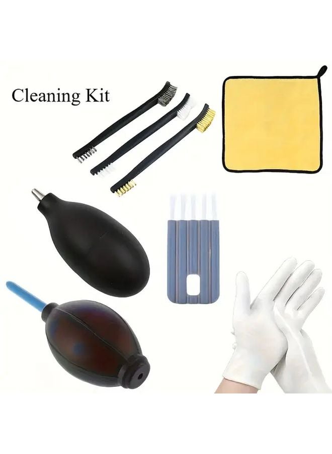 Type B Cleaning Set 7pcs Portable Rubber Hair Dryer Powerful Dust Removal Tool - Image 2