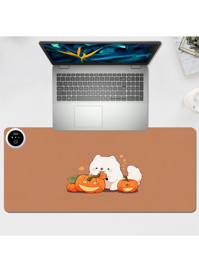 Funny Warm Table Mat Oversized Dirty-Resistant Mouse Pad Heating Pad Heating Hand Warmer Office Game Gift Pad-Color:400x900x2mm-Pattern:Heating Pad  1(2) - Image 1