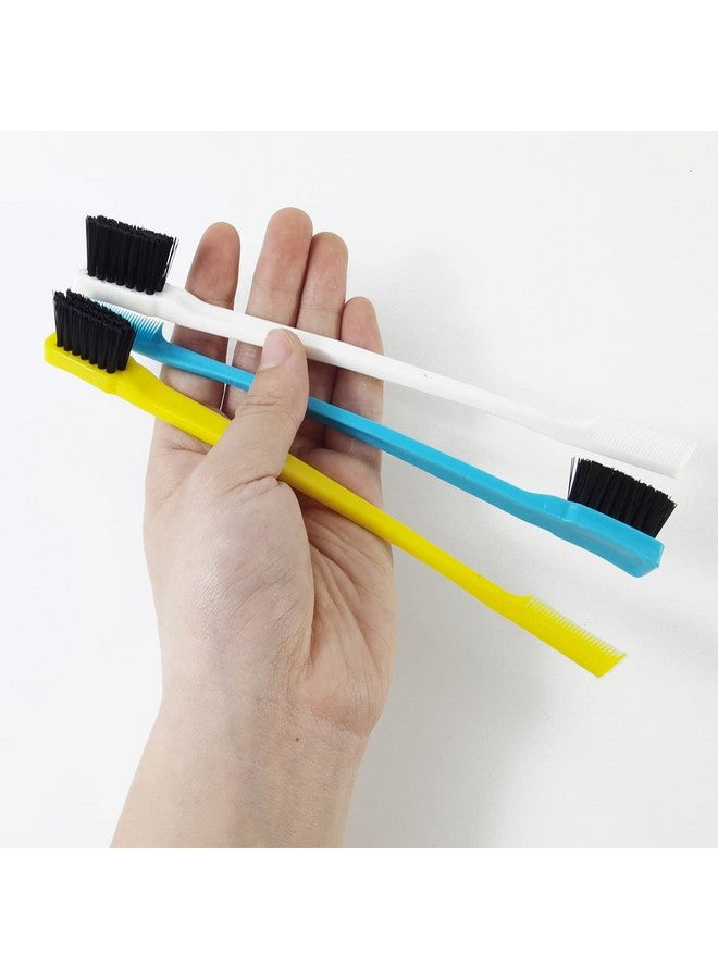 YOOHUA 24Pcs Hair Edge Brush Double Sided Edge Control Hair Comb Eyebrow Brush Smooth Comb Grooming (8Colors) - Image 5