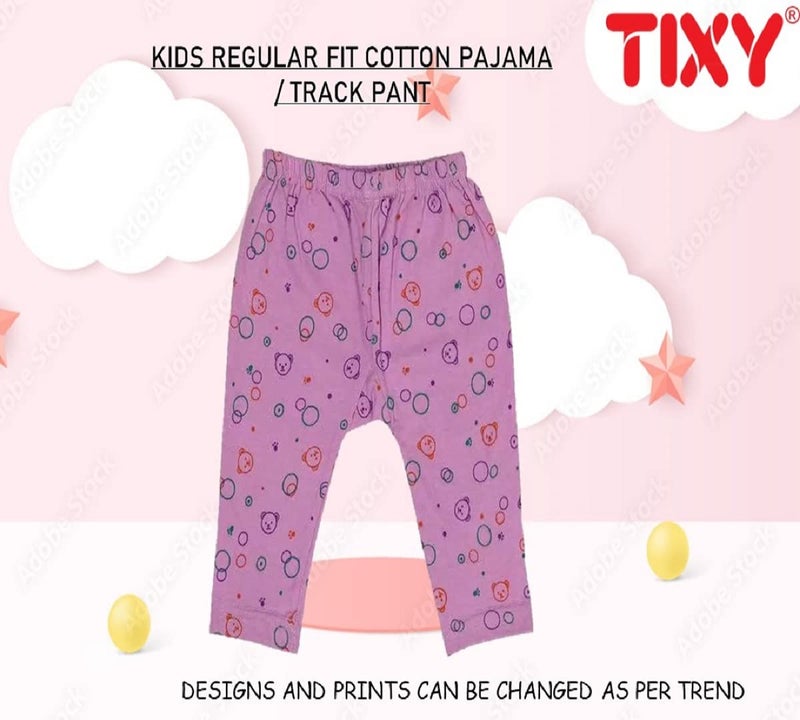 TIXY Baby Boys and Baby Girls 100% Pure Cotton All Over Printed Pyjama/Pajama Avialable in 6 Multicolor Designs(Regular Fit)(Pack of 6) - Image 2