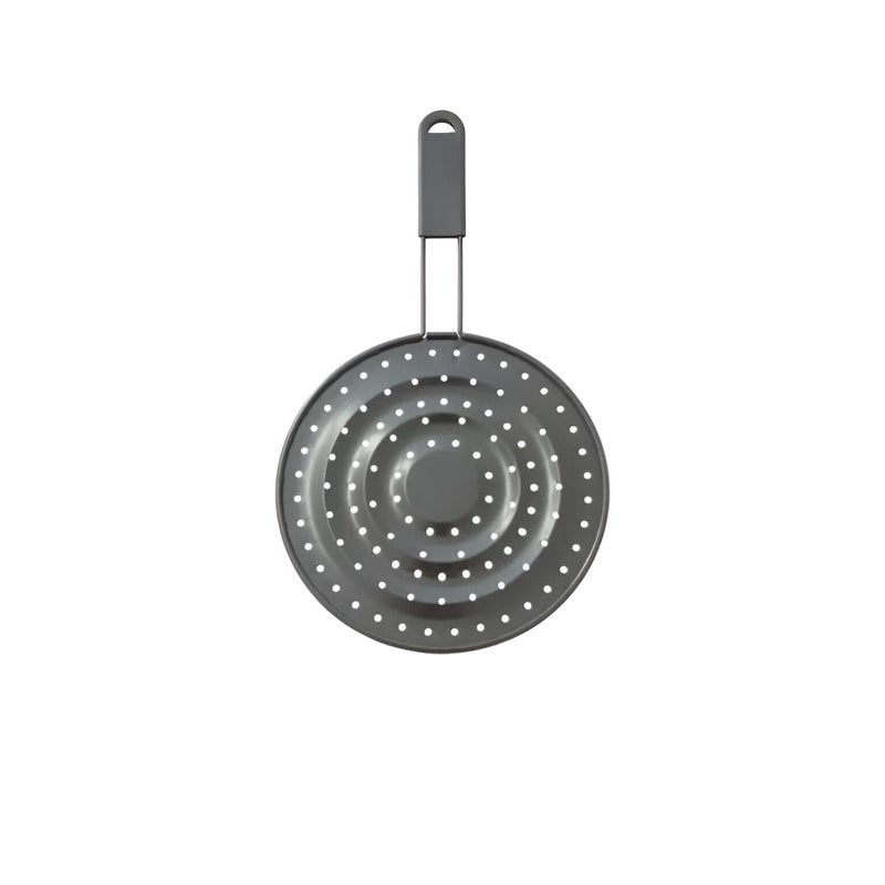 Perforated Round Diffuser Pan - Features non-stick interior, sturdy metal handle, and optimized holes for superior heat control, ideal for delicate sauces and stews. - Image 5