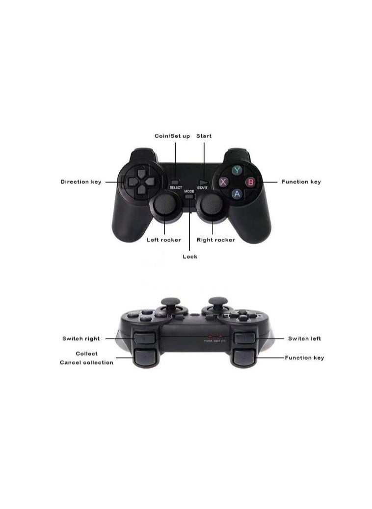 Generic - Classic Game Stick 4K Game Console with Two 2.4G Wireless Gamepads Dual Players HDMI Output Built in 3500 Classic Games Compatible with Android TV/PC/Laptop/Projector - Image 1
