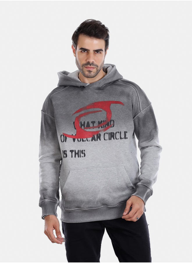 WHITE RABBIT - Gradient Fleeced Hoodie - Image 1