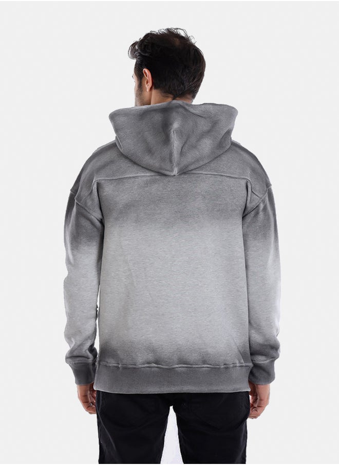 WHITE RABBIT - Gradient Fleeced Hoodie - Image 1