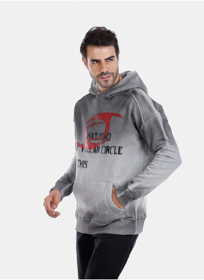 WHITE RABBIT - Gradient Fleeced Hoodie - Image 1