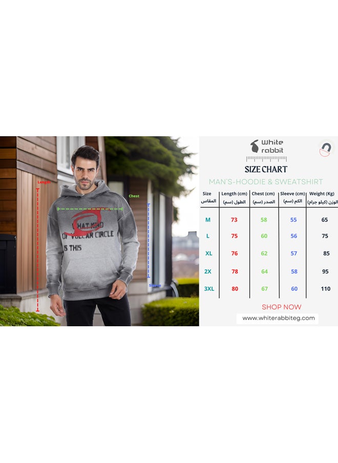 WHITE RABBIT - Gradient Fleeced Hoodie - Image 1