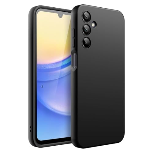 Spazy Case® Samsung Galaxy M14 4G Back Cover | Soft Silicone Slim Back Case Cover for Samsung Galaxy M14 4G - Black - Image 1
