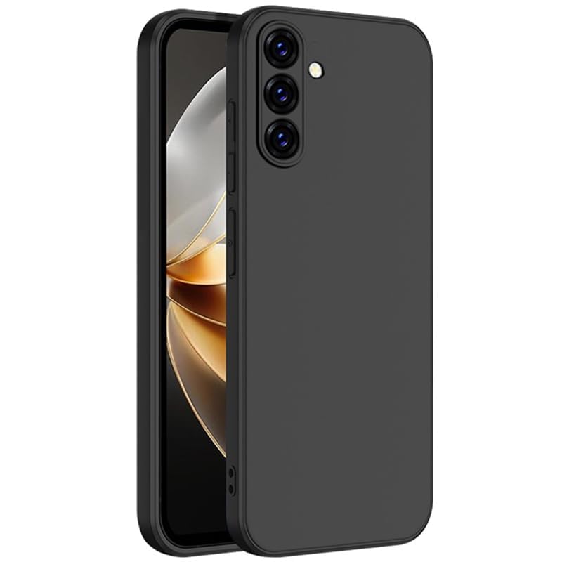 Spazy Case® Samsung Galaxy M14 4G Back Cover | Soft Silicone Slim Back Case Cover for Samsung Galaxy M14 4G - Black - Image 4