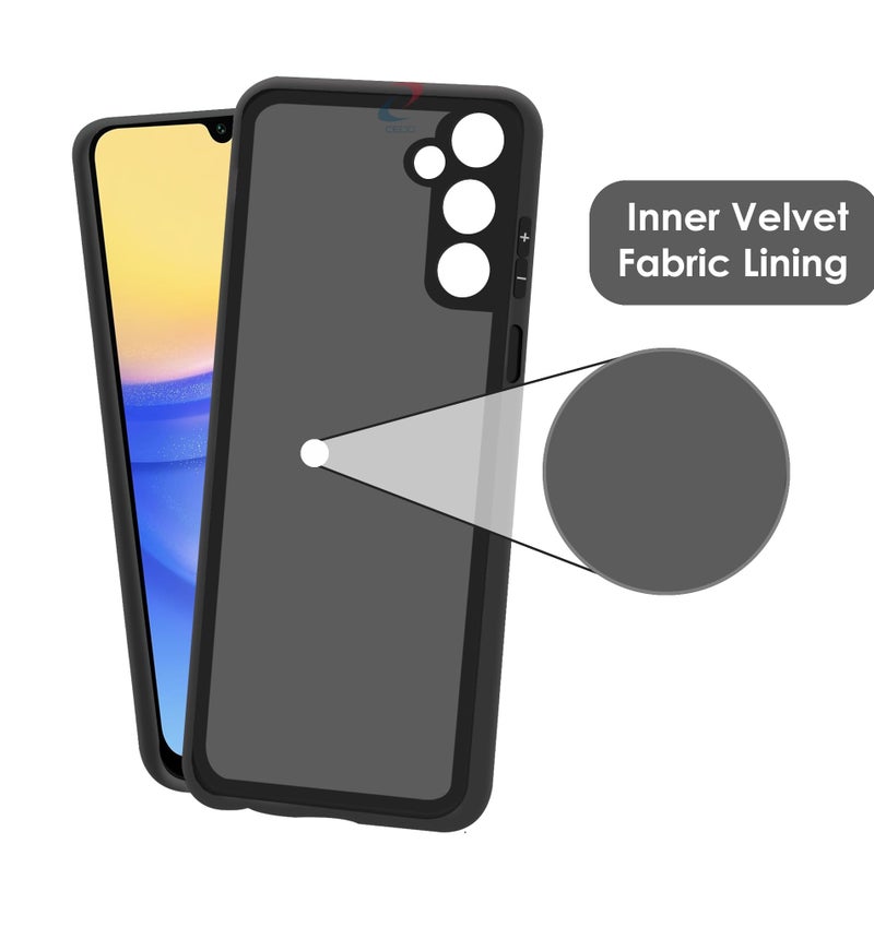 Spazy Case® Samsung Galaxy M14 4G Back Cover | Soft Silicone Slim Back Case Cover for Samsung Galaxy M14 4G - Black - Image 5