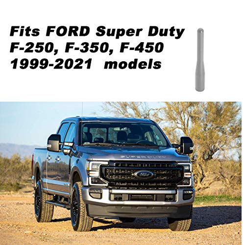 AMFRNE Truck Short Antenna for Ford F150 (1999-2026) | Radio Antenna for Ford F-150 Raptor SVT Pickups Trucks | Car Wash Safe | T6061 Solid Aluminum F 150 Antenase | for F150 Accessories | 3.6" - Image 4