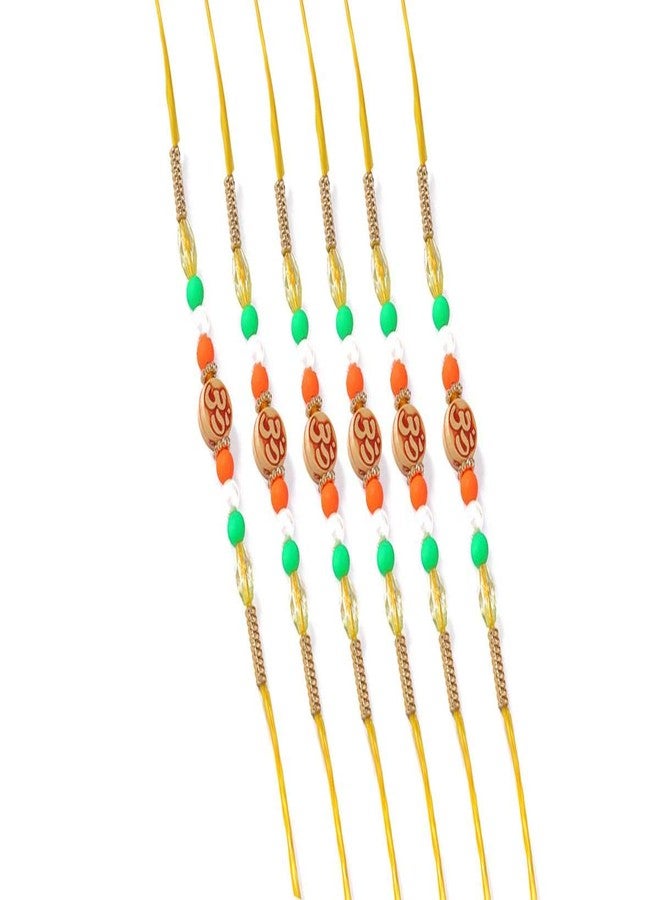 Suninow Designer Independence Day Rakhi(Pack of 6)