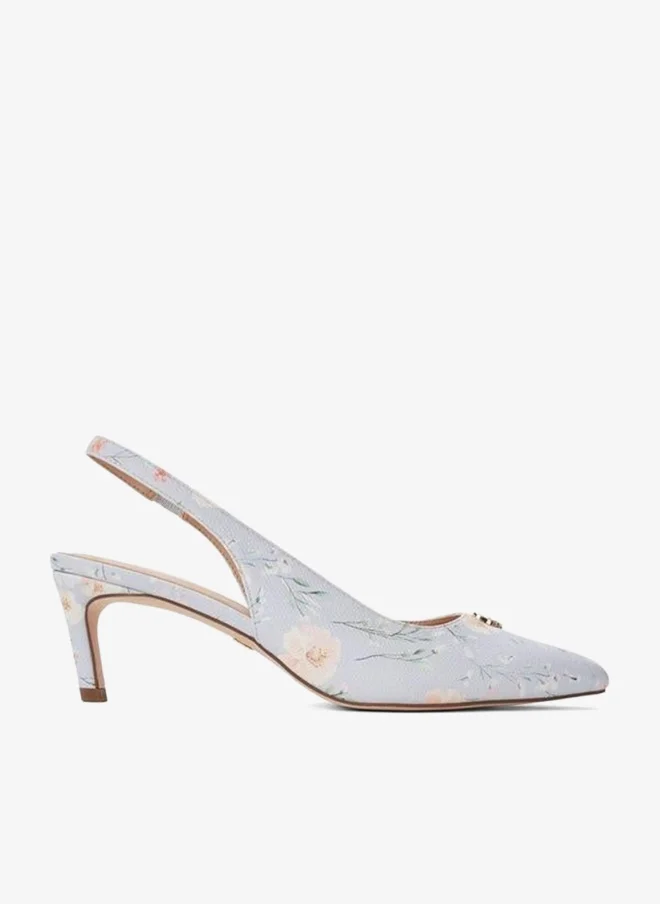 Celeste Women Floral Print Slingback Shoes