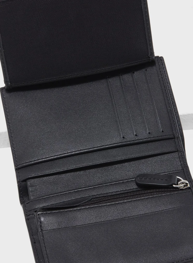 LACOSTE Leather Bifold Wallet